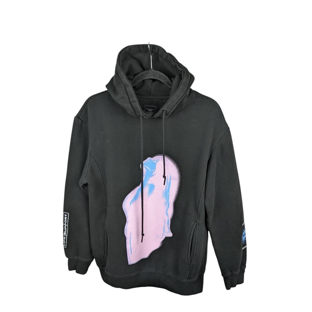 Madison Beer Life Support Tour 2022 Hoodie Black Graphic Men Size M